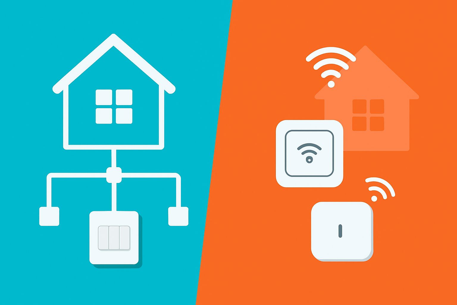 تفاوت سیستم‌های هوشمند سیمی و بی‌سیم