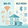 تفاوت Wi-Fi و BLE Mesh در هوشمندسازی ساختمان